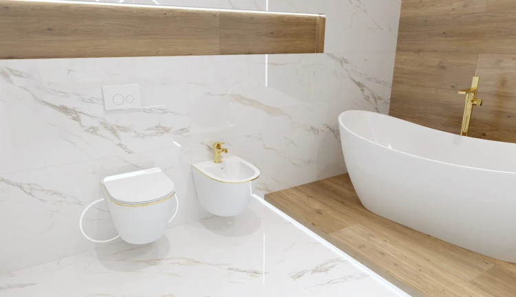 Bidet wiszący Sofi Gold Line Lavita