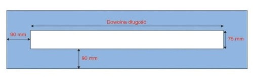 Mankiet uszczelniający liniowy Kesmet 70 cm