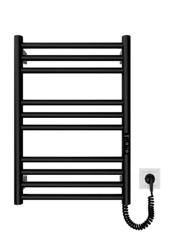 Grzejnik elektryczny suchy HF Greenwich 57x43 czarny mat Hygge Family