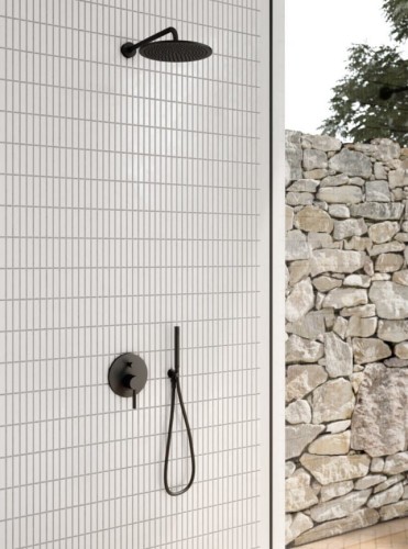 Zestaw prysznicowy Roxin Black KOHLMAN QW210RBR30 czarna