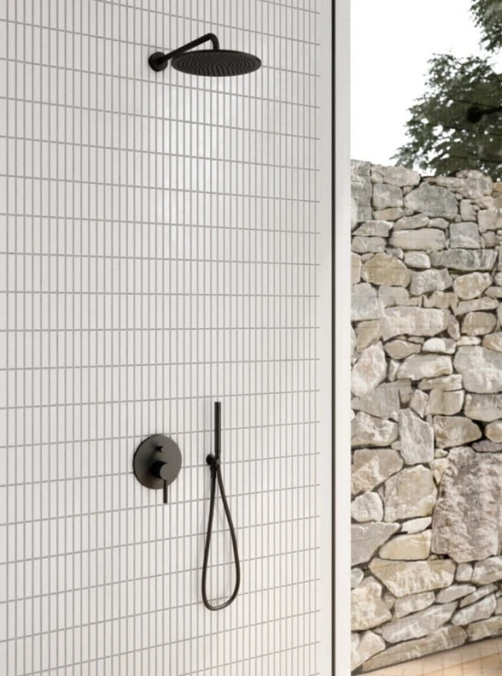 Zestaw prysznicowy Roxin Black KOHLMAN QW210RBR30 czarna