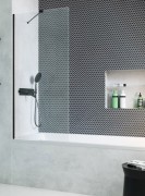Parawan nawannowy Radaway Modo New Black PNJ 90x150 szkło przejrzyste