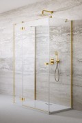 Kabina przyścienna Radaway Essenza Gold KDJ+S lewa