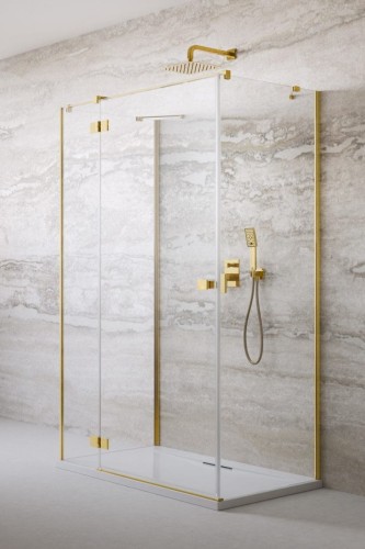 Kabina przyścienna Radaway Essenza Gold KDJ+S lewa