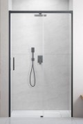 Drzwi prysznicowe Idea Brushed GunMetal DWJ Radaway prawe przejrzyste