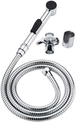 Zestaw bidetta punktowy z przełącznikiem natrysku chrom Deante