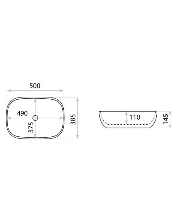Umywalka nablatowa Fuego Lavita