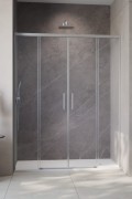 Drzwi prysznicowe Idea Brushed Nickel DWD Radaway szkło przejrzyste