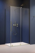 Kabina prysznicowa Furo Brushed Gold KDJ Radaway prawa