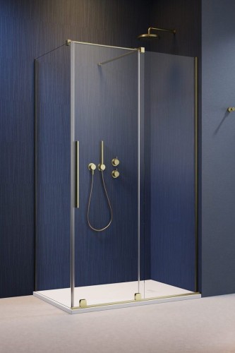 Kabina prysznicowa Furo Brushed Gold KDJ Radaway prawa