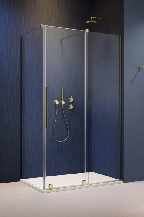 Kabina prysznicowa Furo Brushed Gold KDJ Radaway prawa