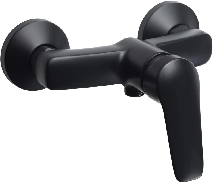 Bateria prysznicowa ścienna Boro nero czarna Deante