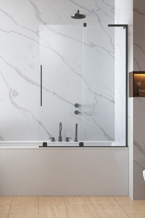 Parawan nawannowy Furo SL Brushed GunMetal PND II Radaway prawy