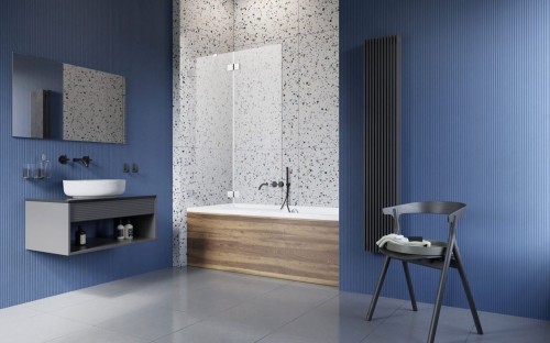 Parawan nawannowy Radaway Essenza Pro PND II lewy chrom