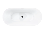 Wanna wolnostojąca olvena v041mbl 150 cm korek klik klak czarny