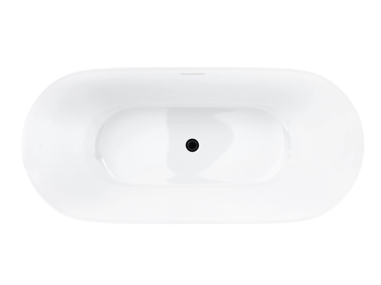 Wanna wolnostojąca olvena v041mbl 150 cm korek klik klak czarny