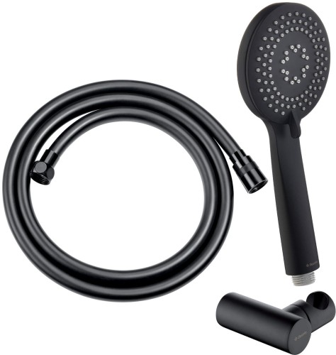 Zestaw prysznicowy czarny nero Arnika Deante NQAN41K