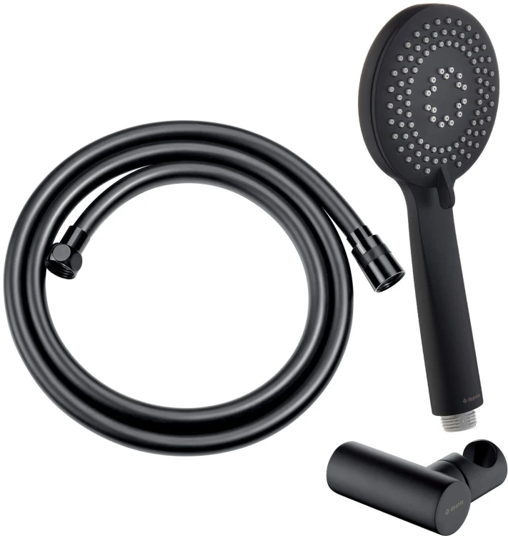 Zestaw prysznicowy czarny nero Arnika Deante NQAN41K