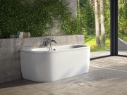 Wanna przyścienna Besco Volya 170x75 cm biała