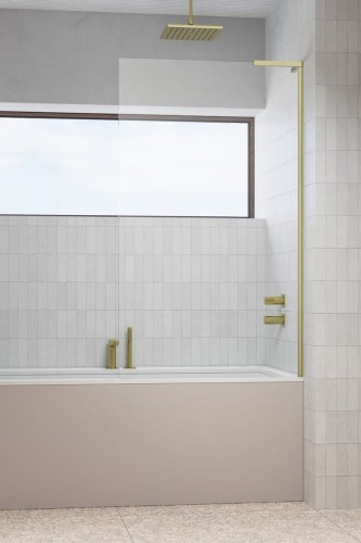 Parawan nawannowy Radaway Modo SL Brushed Gold PNJ II prawy