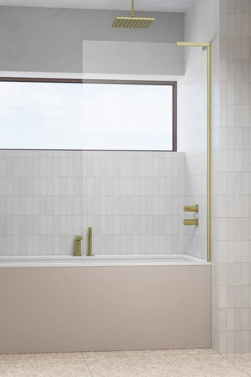 Parawan nawannowy Radaway Modo SL Brushed Gold PNJ II prawy