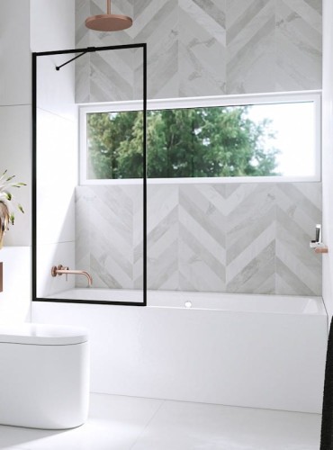 Parawan nawannowy Radaway Modo New Black PNJ Frame 90x150