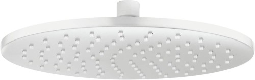 Deszczownica mosiężna okrągła 25cm bianco biała Cascada Deante