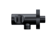 Uchwyt prysznicowy corsan cmu169bl czarny z przyłączem do słuchawki prysznicowej