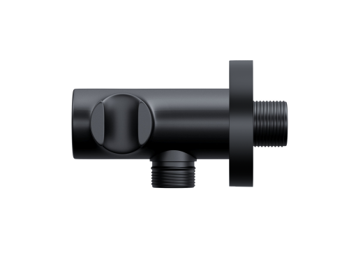 Uchwyt prysznicowy corsan cmu169bl czarny z przyłączem do słuchawki prysznicowej