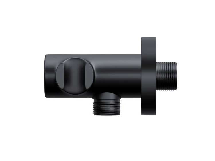 Uchwyt prysznicowy corsan cmu169bl czarny z przyłączem do słuchawki prysznicowej