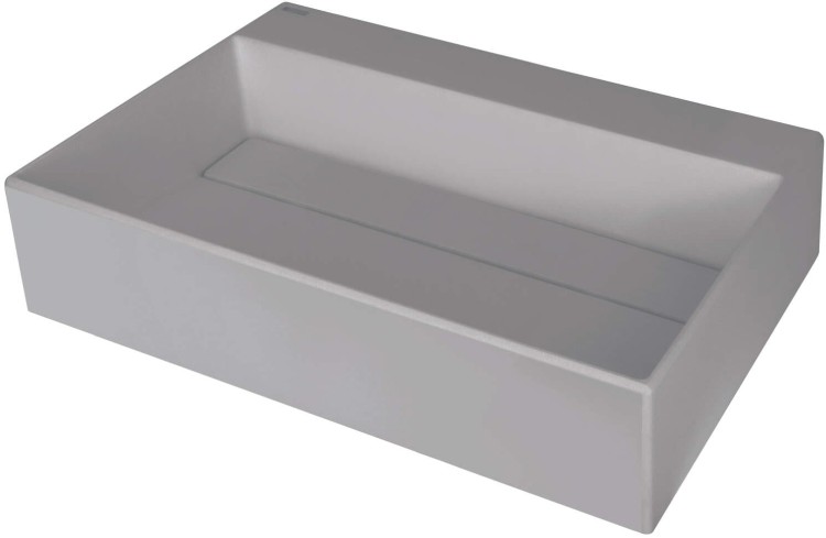 Umywalka granitowa nablatowa 60x40 z maskownicą Correo Deante