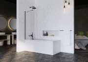 Parawan nawannowy Radaway Idea Black PNJ II 70x150