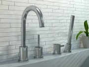 Bateria wannowa 4-otworowa KOHLMAN Maxima QB244M