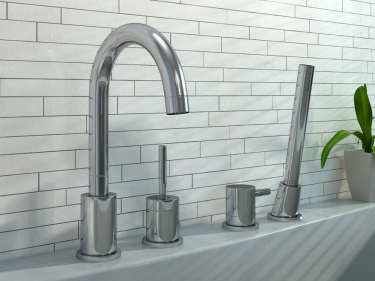 Bateria wannowa 4-otworowa KOHLMAN Maxima QB244M