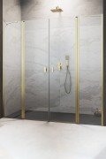 Drzwi prysznicowe Radaway Nes Brushed Gold DWD II
