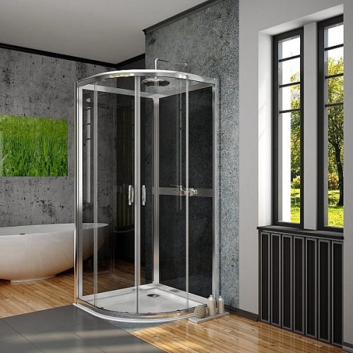 Kabina 4-ścienna Radaway Premium Plus A+2S 80x80x190 szkło przejrzyste