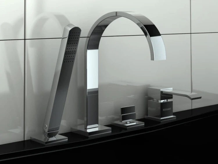 Bateria wannowa 4-otworowa KOHLMAN Axis QB244N