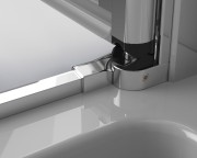 Kabina przyścienna Radaway Eos DWD+2S 100x100x197 szkło przejrzyste