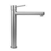 Wysoka bateria umywalkowa lugo cmb7512bsl stal szczotkowana