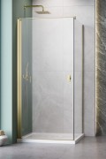Kabina prysznicowa Radaway Nes Brushed Gold KDJ I lewa