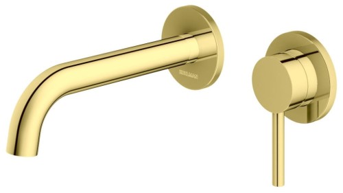 Bateria umywalkowa podtynkowa złota Axel Gold KOHLMAN QW180AGD