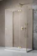 Kabina przyścienna Radaway Essenza Brushed Gold KDJ+S prawa