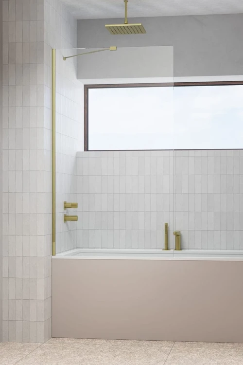 Parawan nawannowy Radaway Modo New Brushed Gold PNJ II