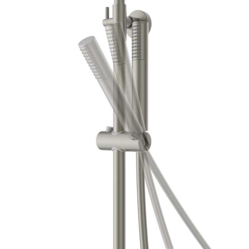 Kolumna pryszniowa lugo cmn01tbslw deszczownica 25cm termostat wylewka obrotowa stal szczotkowana