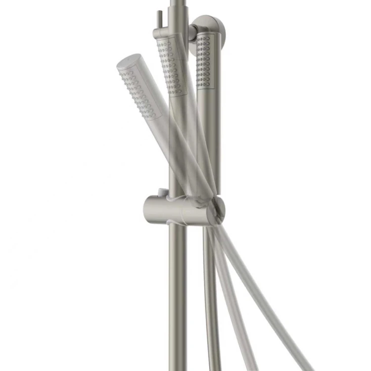 Kolumna pryszniowa lugo cmn01tbslw deszczownica 25cm termostat wylewka obrotowa stal szczotkowana