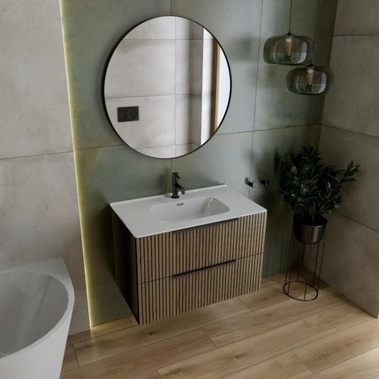 Szafka wisząca Oklahoma Wood Black 600 Lavita