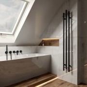 Grzejnik łazienkowy Calentador Black 1620 Lavita