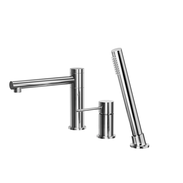 Bateria wannowa otworowa corsan cmb7542ch lugo chromowana