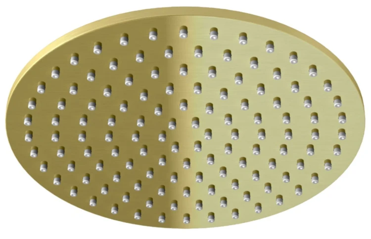 Deszczownica okrągła 30x30 Experience Brushed Gold złoto szczotkowane
