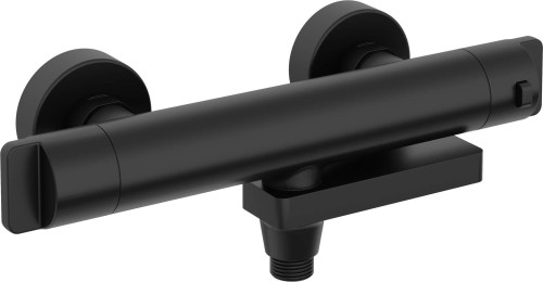 Bateria wannowa termostatyczna nero czarna Deante